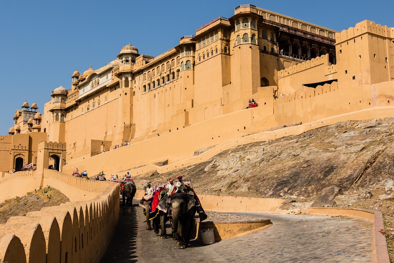 india, jaipur, amber fort, elephants, fortress, antique, architecture, travel, ancient, heaven, old, historic building, sightseeing, jaipur, jaipur, jaipur, jaipur, jaipur, amber fort